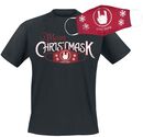 Bundle aus Maske und T-Shirt, Merry Christmask, T-Shirt
