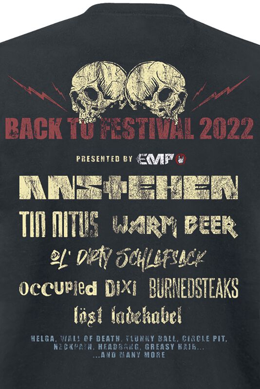 Themen Freizeit Rockin Harder Than Ever  | Back To Festival 2022 T-Shirt