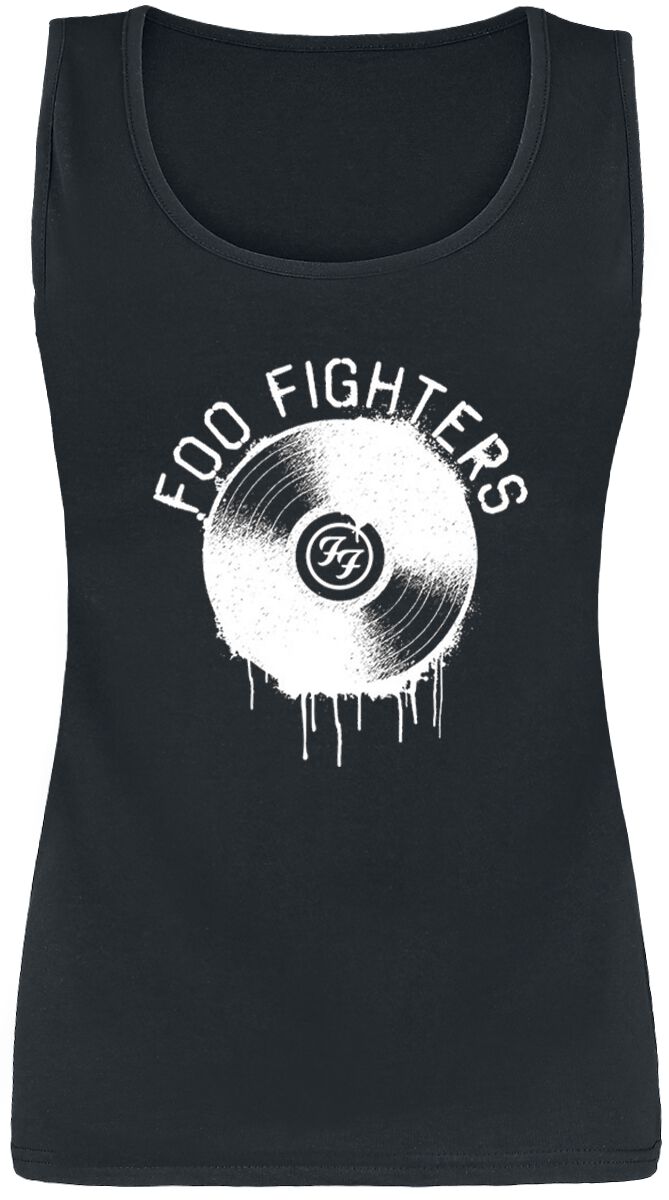 Top de Foo Fighters - Record - S à XXL - pour Femme - noir