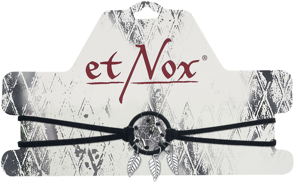 etNox Traumfänger Halsband schwarz silberfarben  - Onlineshop EMP
