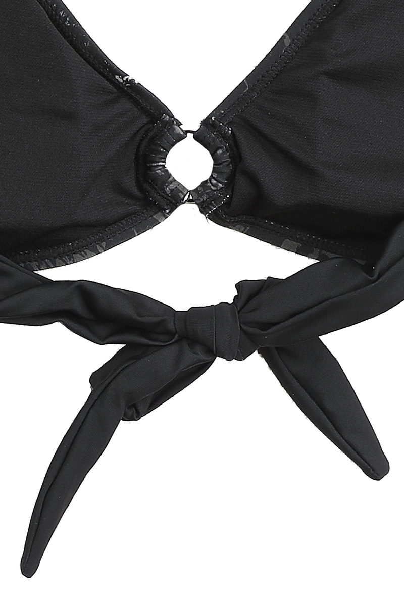 Thumbnail - Rock Rebel by EMP Bikinioberteil mit Skull Print Bikini-Oberteil schwarz in L