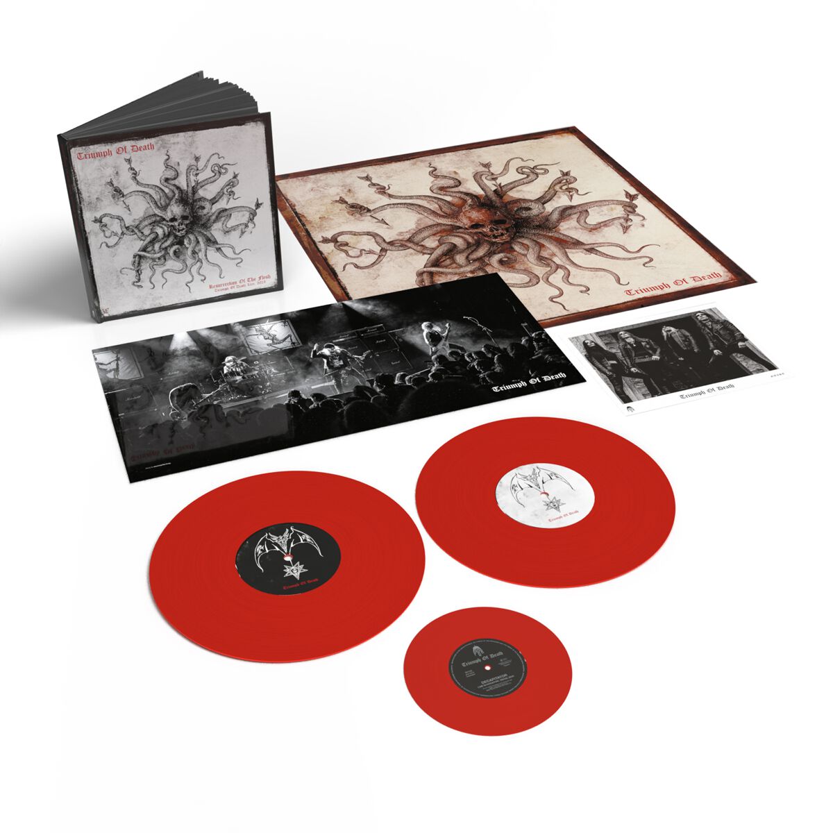 Resurrection of the flesh von Triumph Of Death - 2-LP (Box, Coloured, Deluxe Edition, Limited Edition)