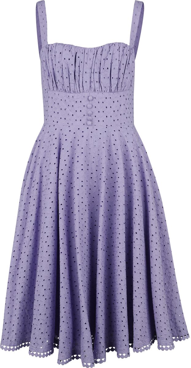 Timeless London Kleid knielang - Valerie Dress - XS bis XL - für Damen - Größe XL - lila