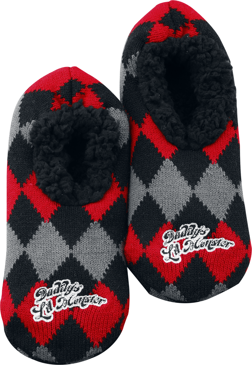 Suicide Squad  Socks - Daddy's Lil Monster Slippers - for Women - multicolour