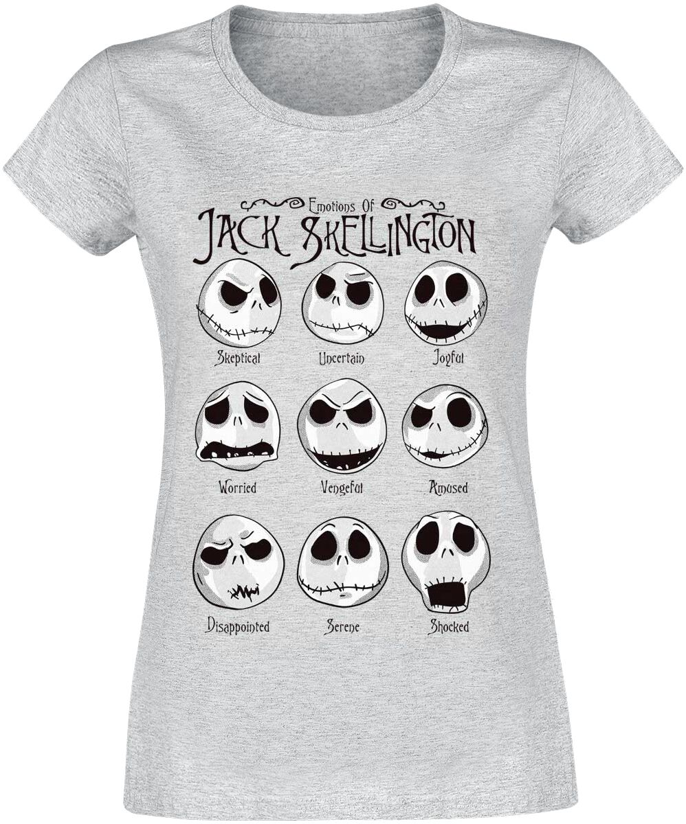 The Nightmare Before Christmas Together Forever T-Shirt grey