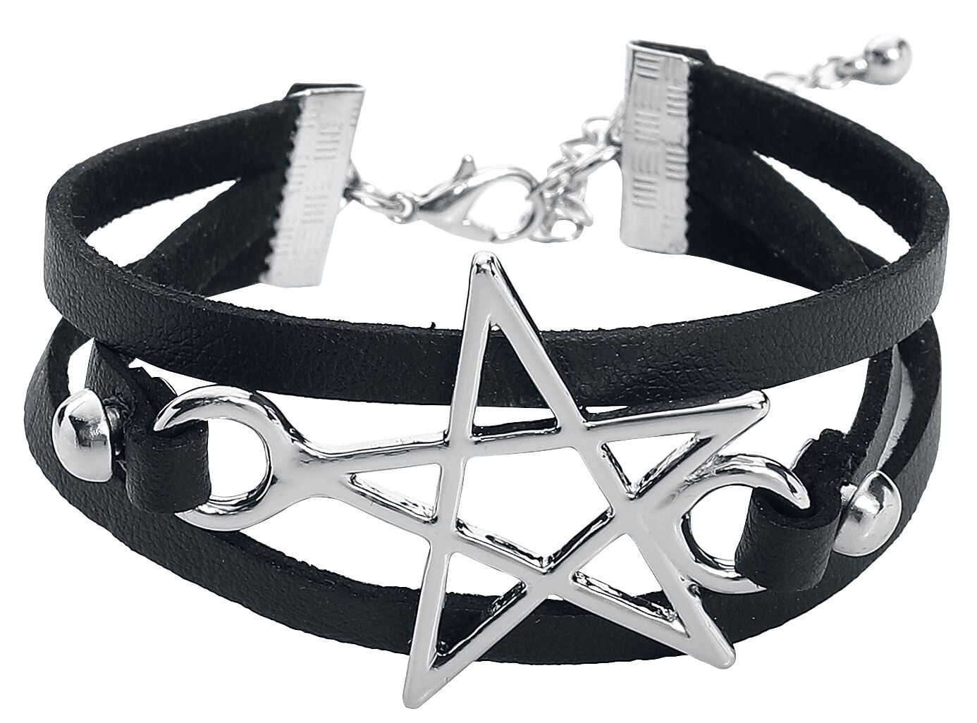 Image of Gothicana by EMP Pentagram Armband schwarz