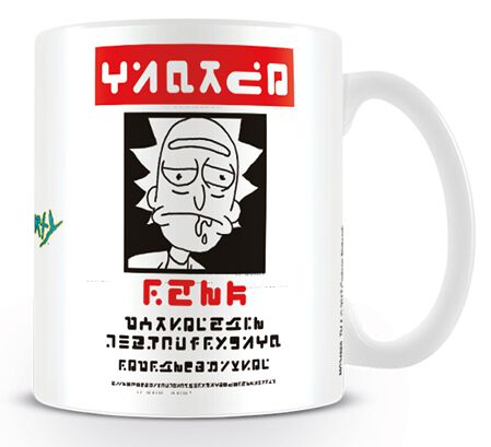 Image of Rick And Morty Wanted Tasse Standard