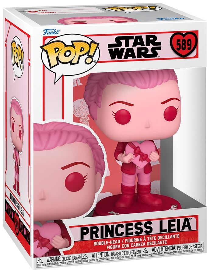 Princess Leia (Valentines Day) Vinyl Figur 589 Funko Pop! von Star Wars