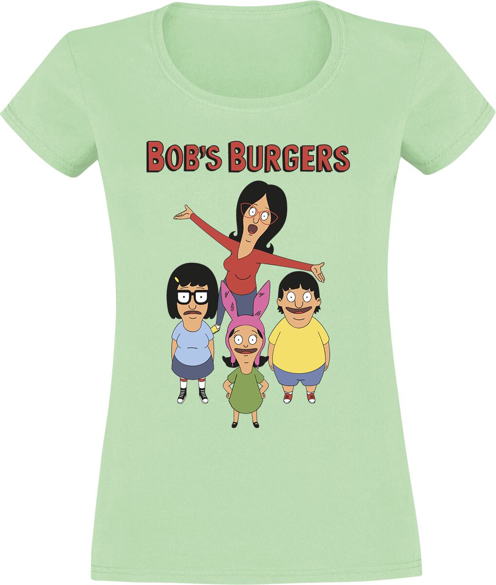 Bob's Burgers Family T-Shirt green