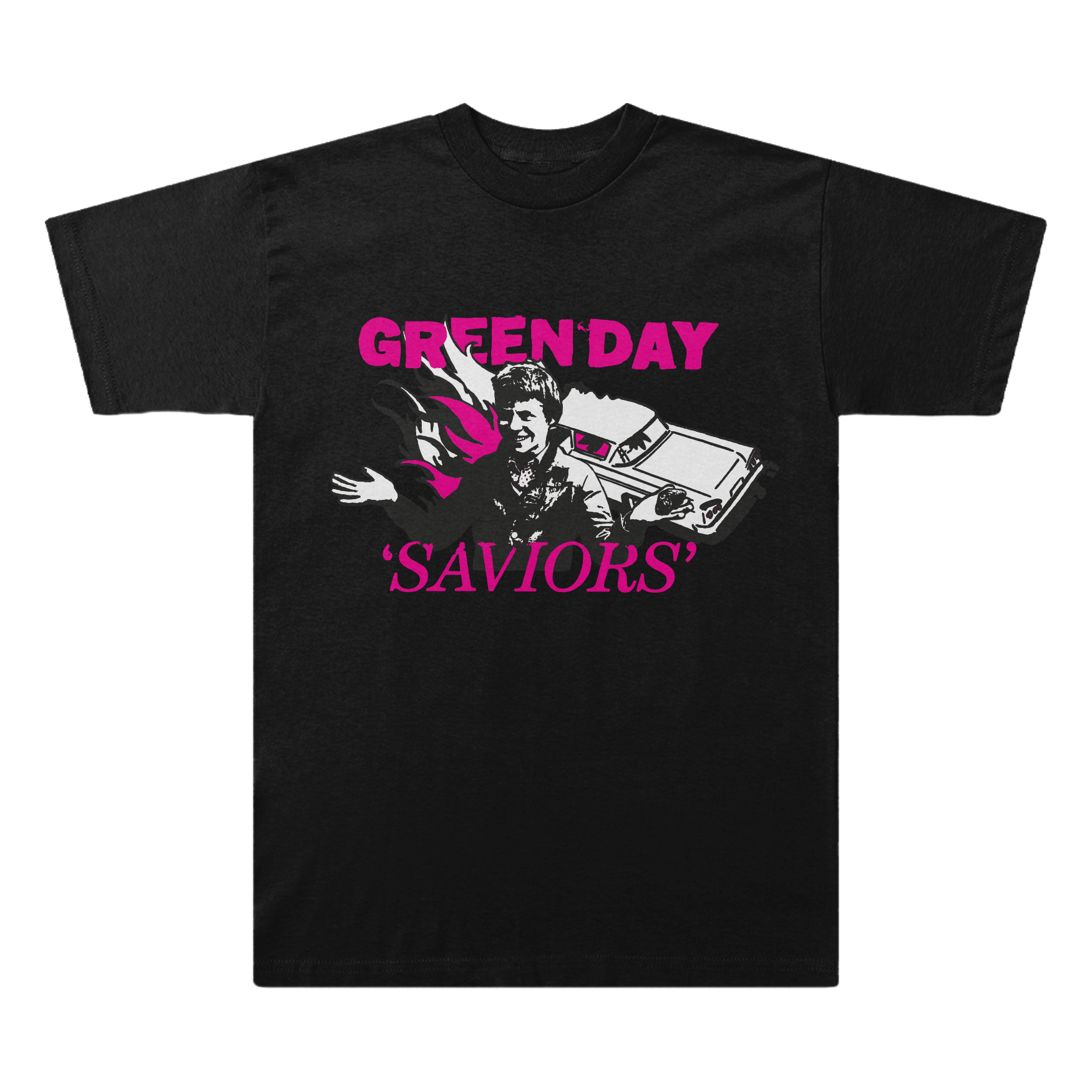 Green Day - Saviors Illustration - T-Shirt - schwarz