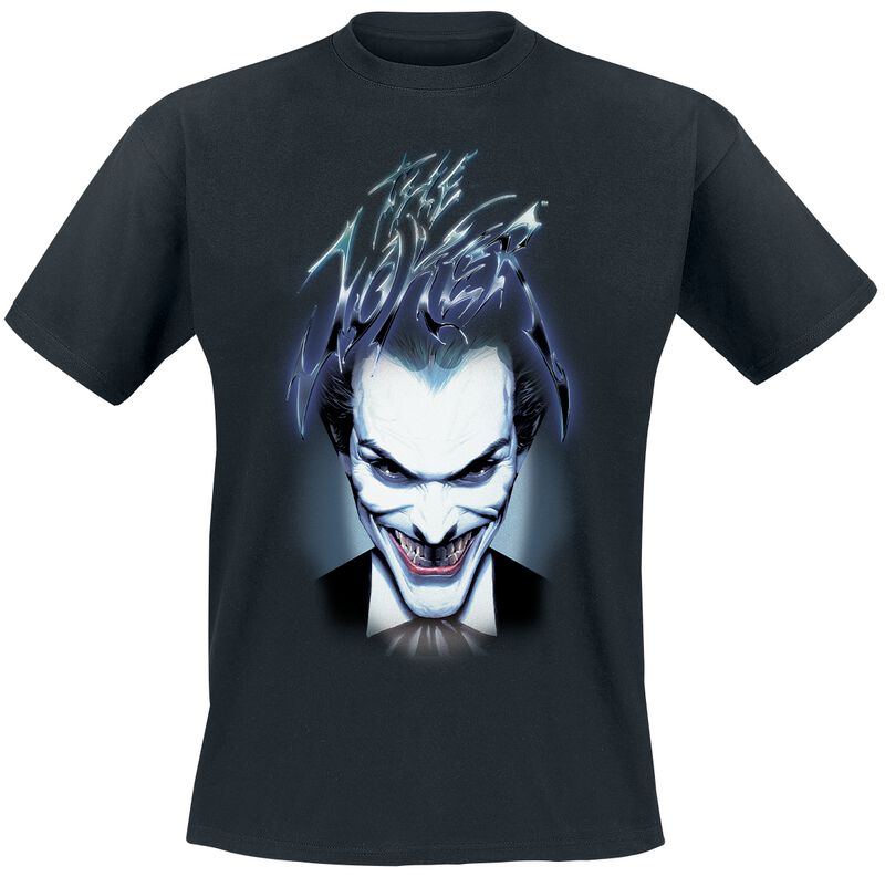Levně Batman The Joker - Blue Smile Tričko černá