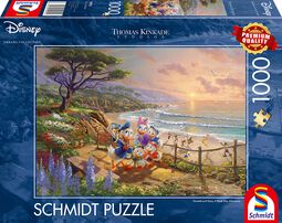 Thomas Kinkade Studios - Disney Dreams Collection - A Duck Day Afternoon, Micky Maus, Puzzle