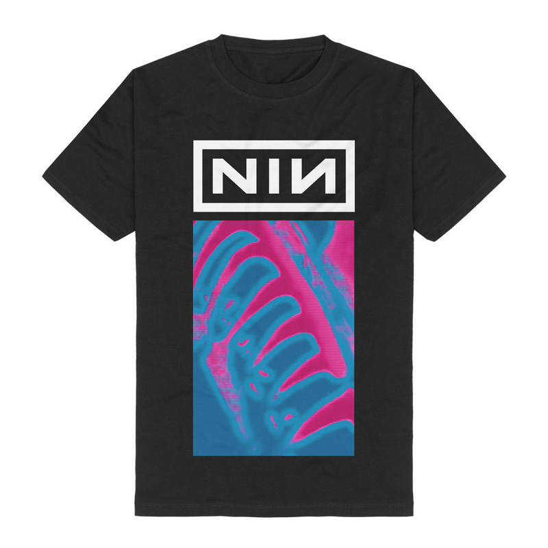Nine Inch Nails  T-Shirt - Pretty Hate Machine Neon - for Men - black