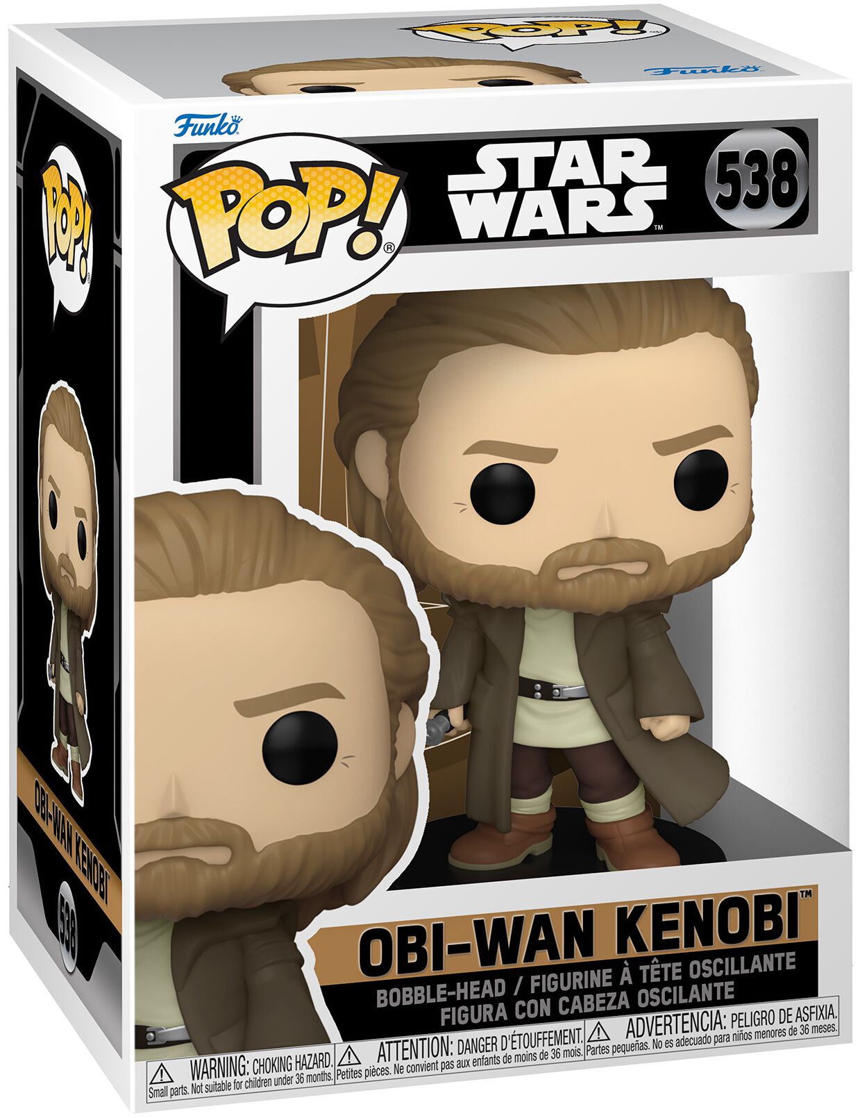 Star Wars - Obi-Wan Kenobi Vinyl Figur 538 - Funko Pop! Figur - multicolor