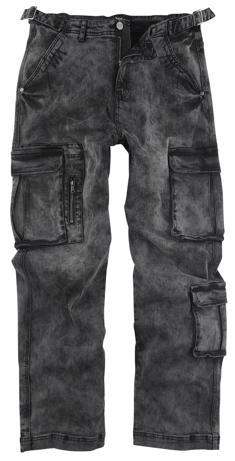 Image of Pantaloni modello cargo di Black Premium by EMP - Army Vintage Trousers - L a XXL - Uomo - grigio scuro