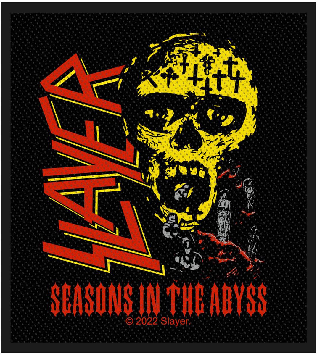 Levně Slayer Seasons In The Abyss nášivka vícebarevný