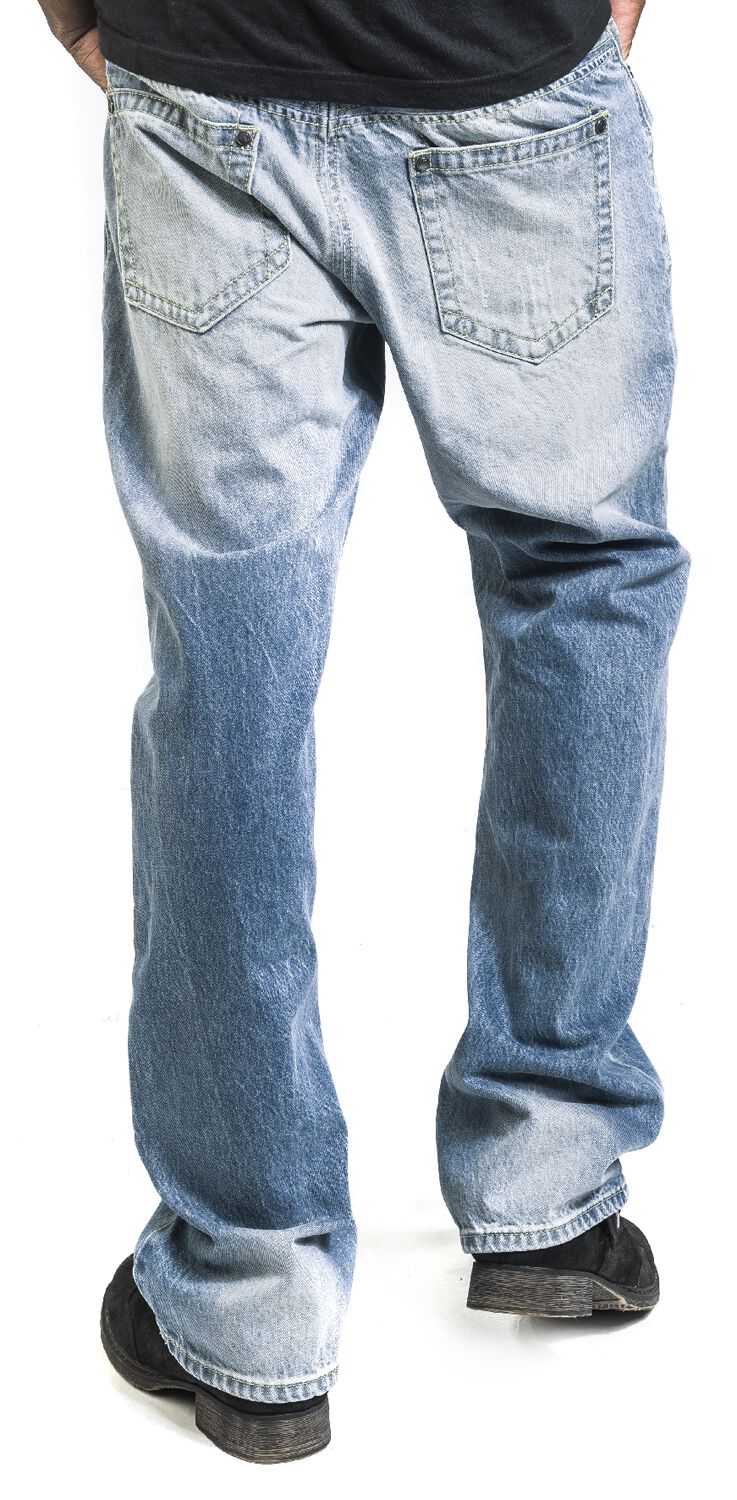 Jeans uomo mcs middle blue denim lavaggio leggero - Negozio online
