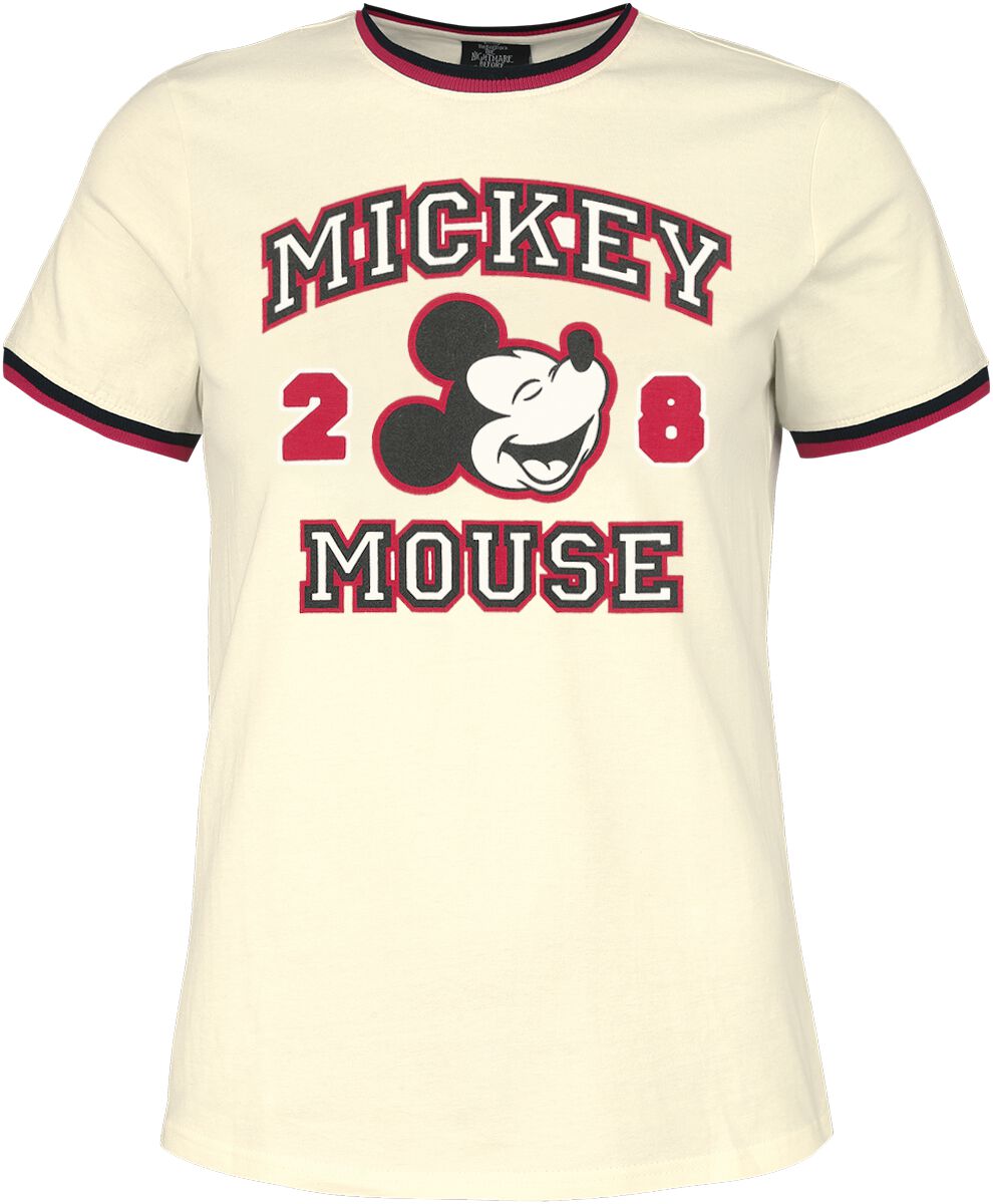 Mickey Mouse - Disney T-Shirt - Sporty - S bis L - für Damen - Größe S - multicolor  - Lizenzierter Fanartikel