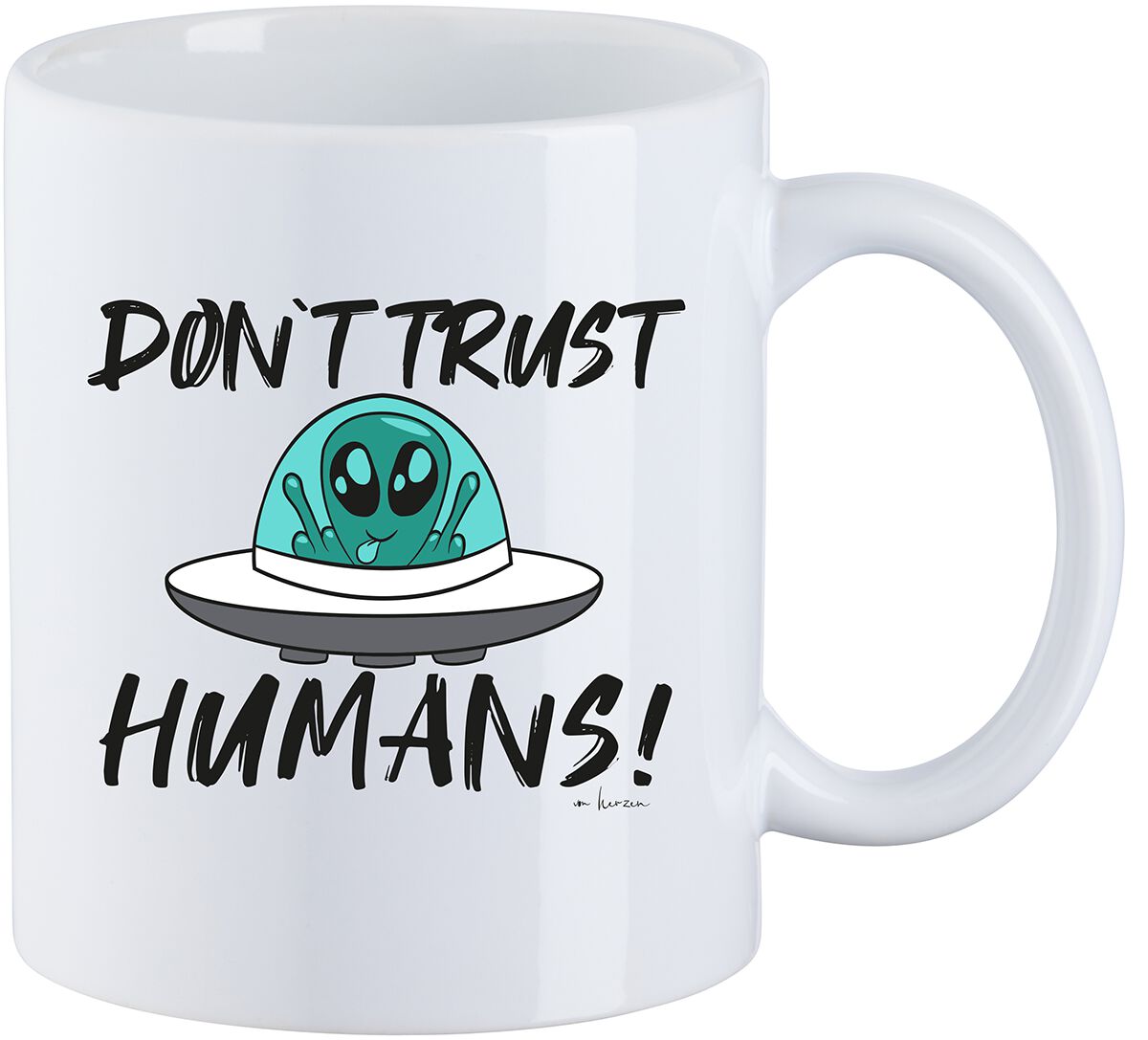 Don't Trust Humans  Cup white