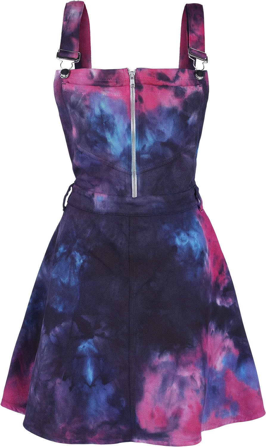 Heartless  Mini Dress - Monet Pinafore Dress - for Women - multicolour