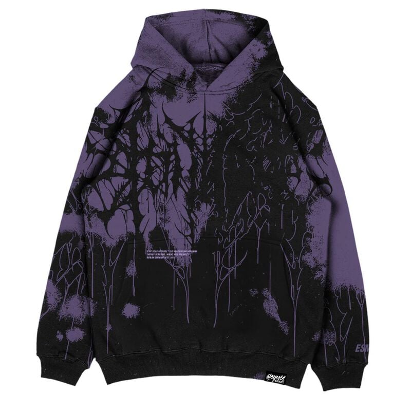 Stay Cold Apparel Kapuzenpullover - Daggerwave (purple) - Oversized Hoodie (350GSM) - XS bis 3XL - für Männer - Größe M - lila