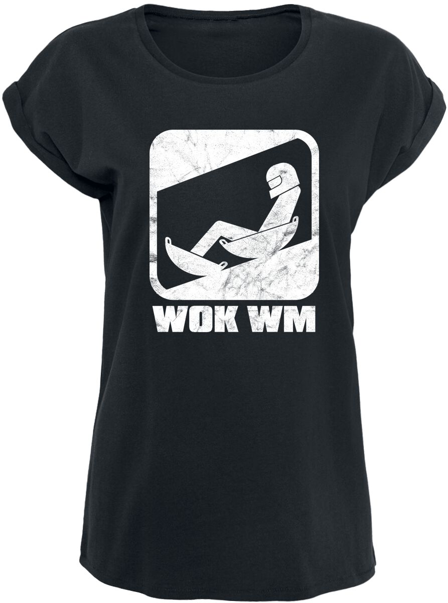 Levně TV total Wok WM Dámské tričko černá