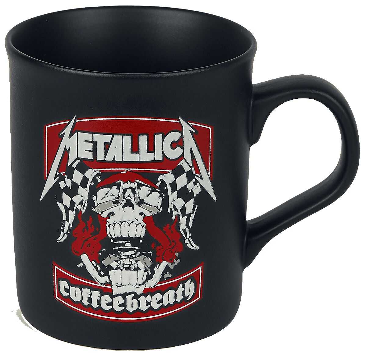 Metallica Coffeebreath Tasse mattschwarz