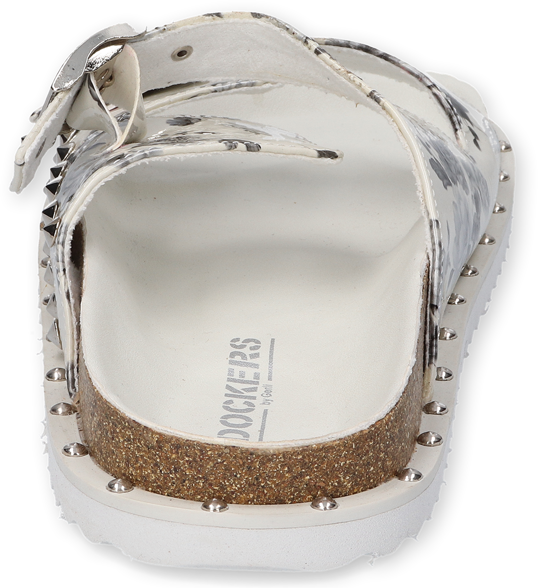 Dockers by Gerli Sandale Sandale schwarz weiß - 37.15% Rabatt