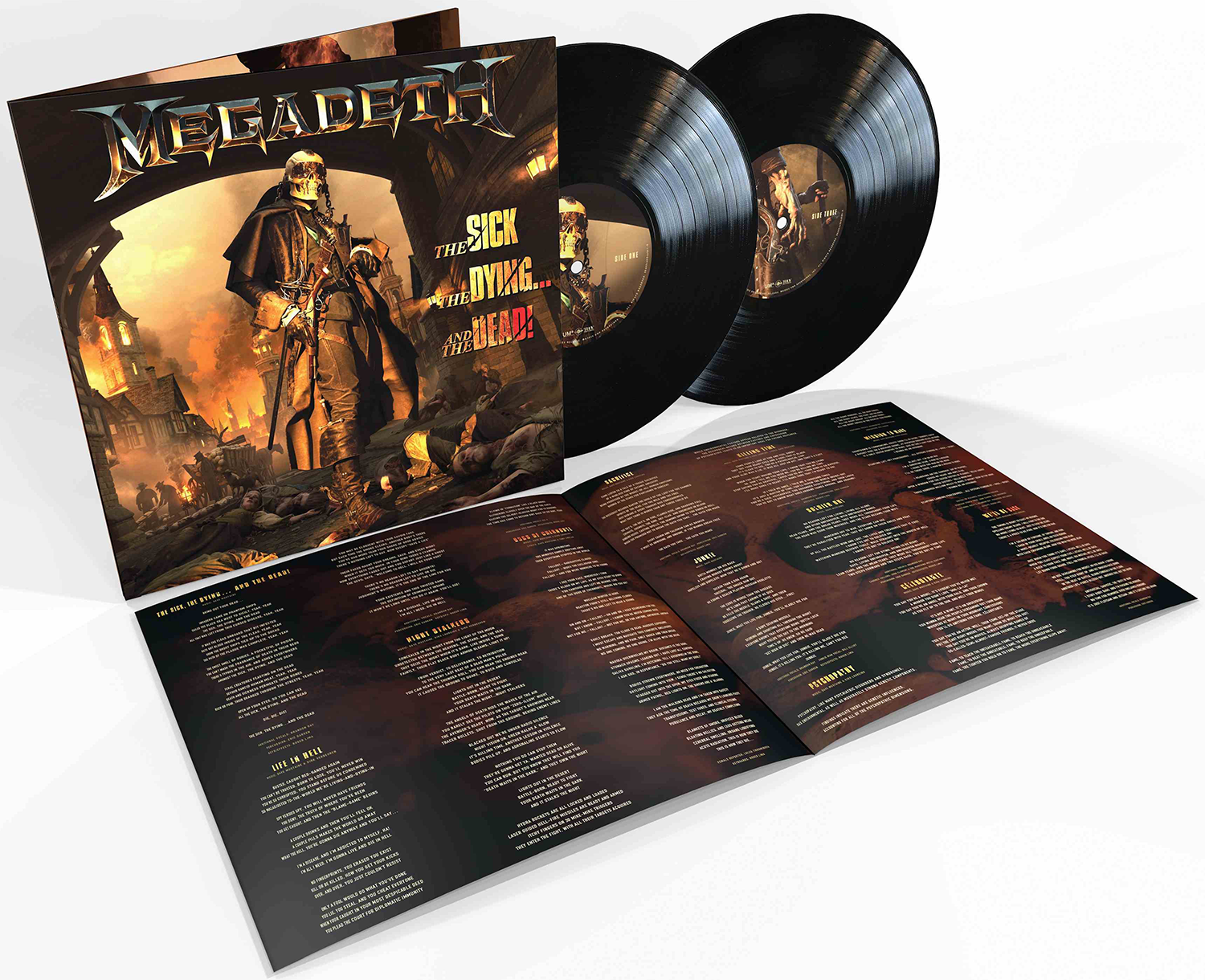 LP  av Megadeth - The sick, the dying... and the dead! -  -