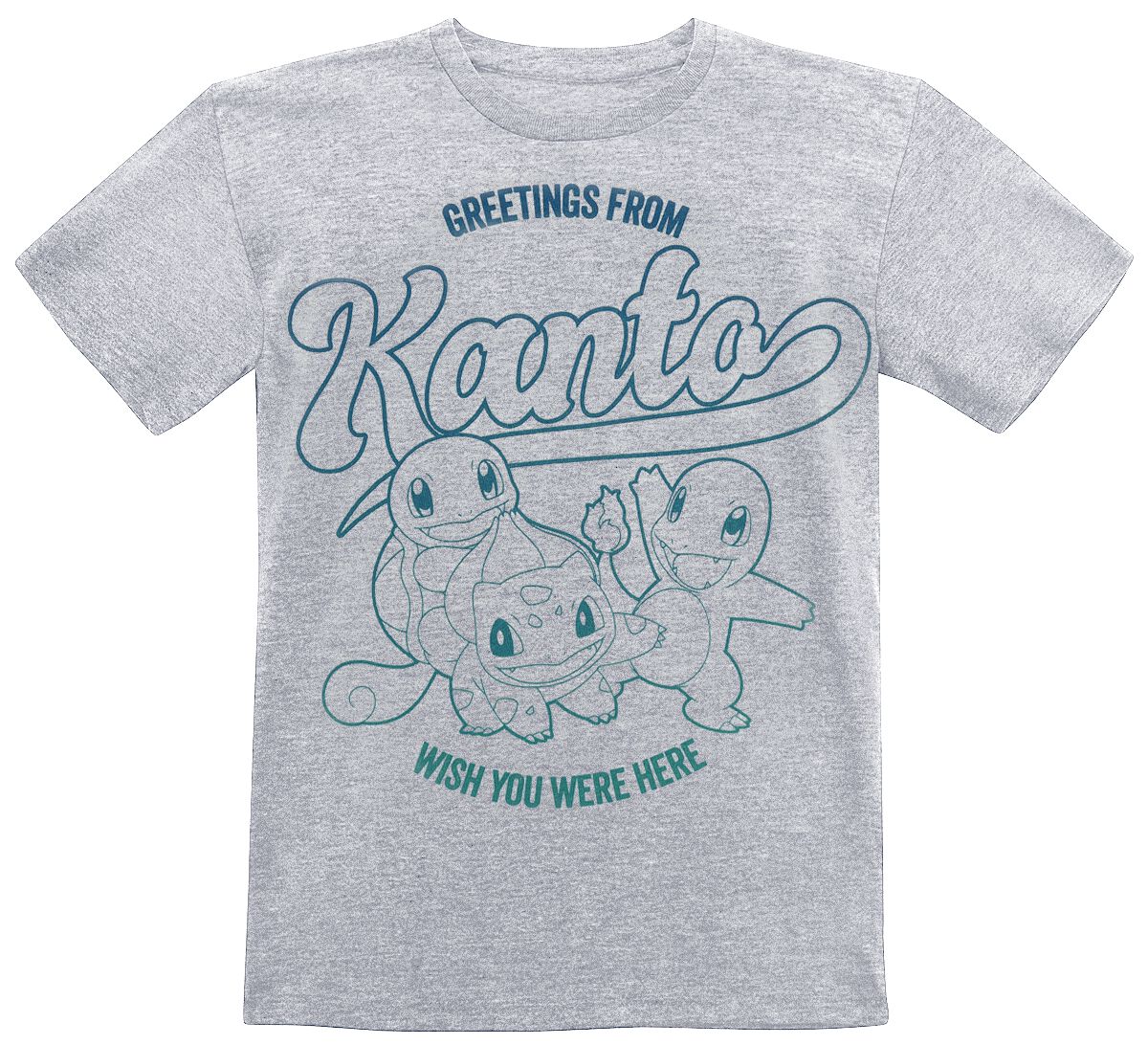 T-shirt Gaming de Pokémon - Enfants - Greetings From Kanto - 116 à 152 - pour filles & garçonse - gr