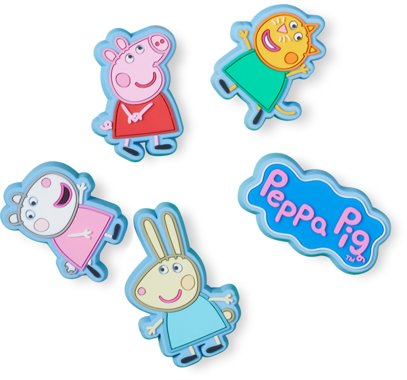 Pin  av Crocs - Jibbitz - Peppa Pig 5 Pack - None - flerfarget