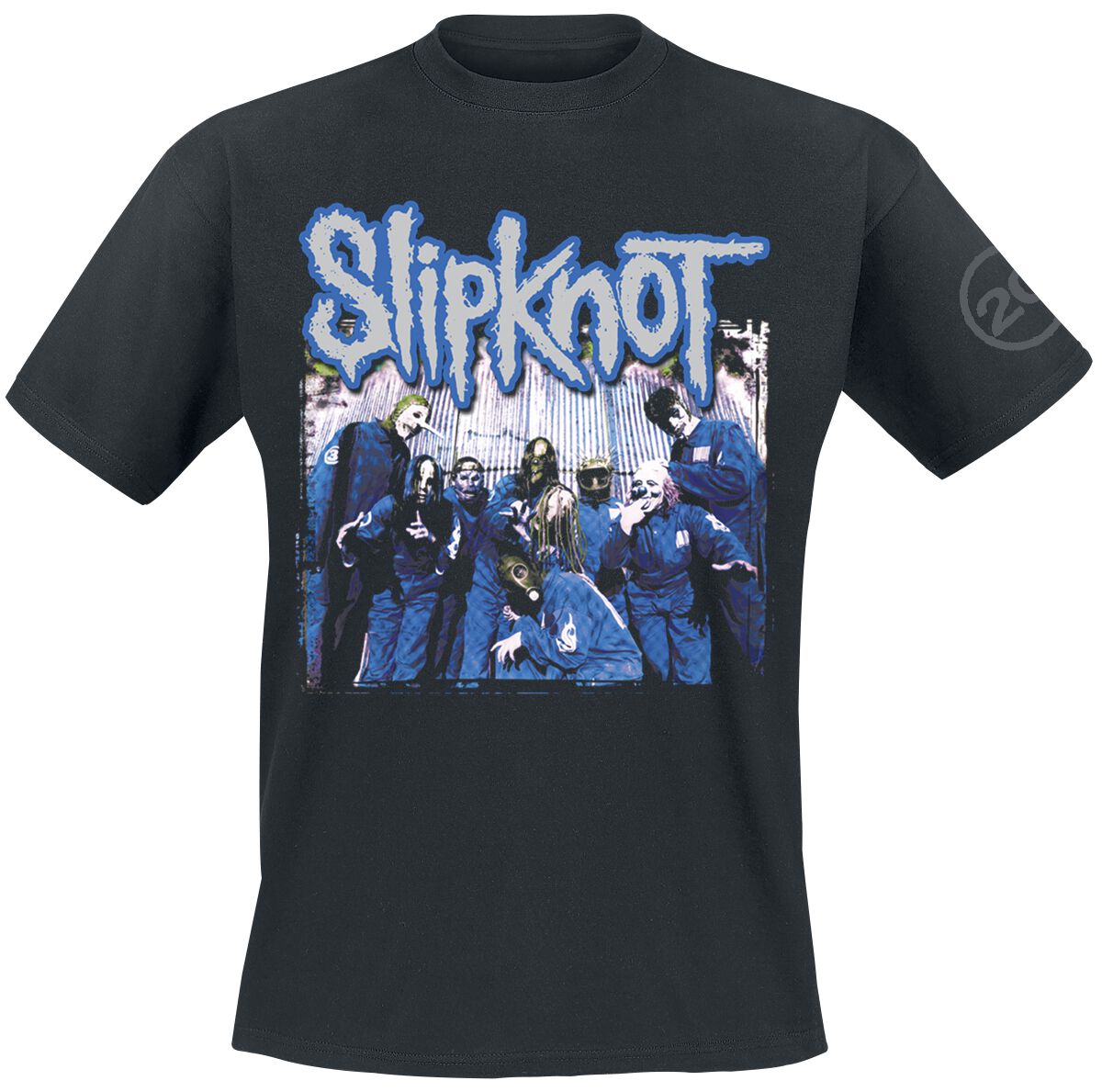Slipknot 20th Anniversary Tattered And Torn T-Shirt schwarz in XXL