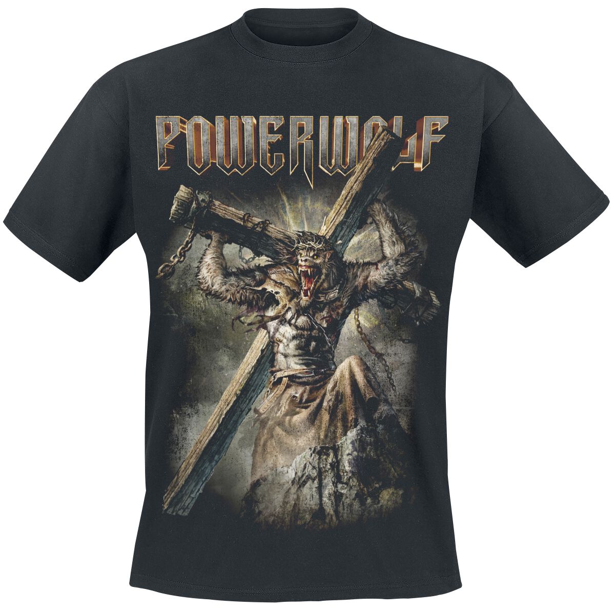 Powerwolf T-Shirt - Interludium - S bis XXL - für Männer - Größe S - schwarz  - Lizenziertes Merchandise!