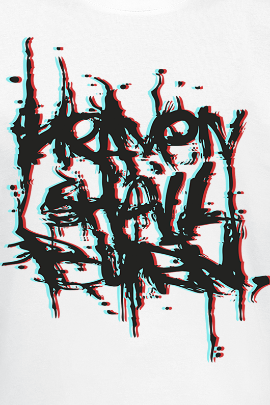 Heaven Shall Burn T-Shirt - 3D Logo - S bis XL - für Männer - Größe L - weiß  - Lizenziertes Merchandise!