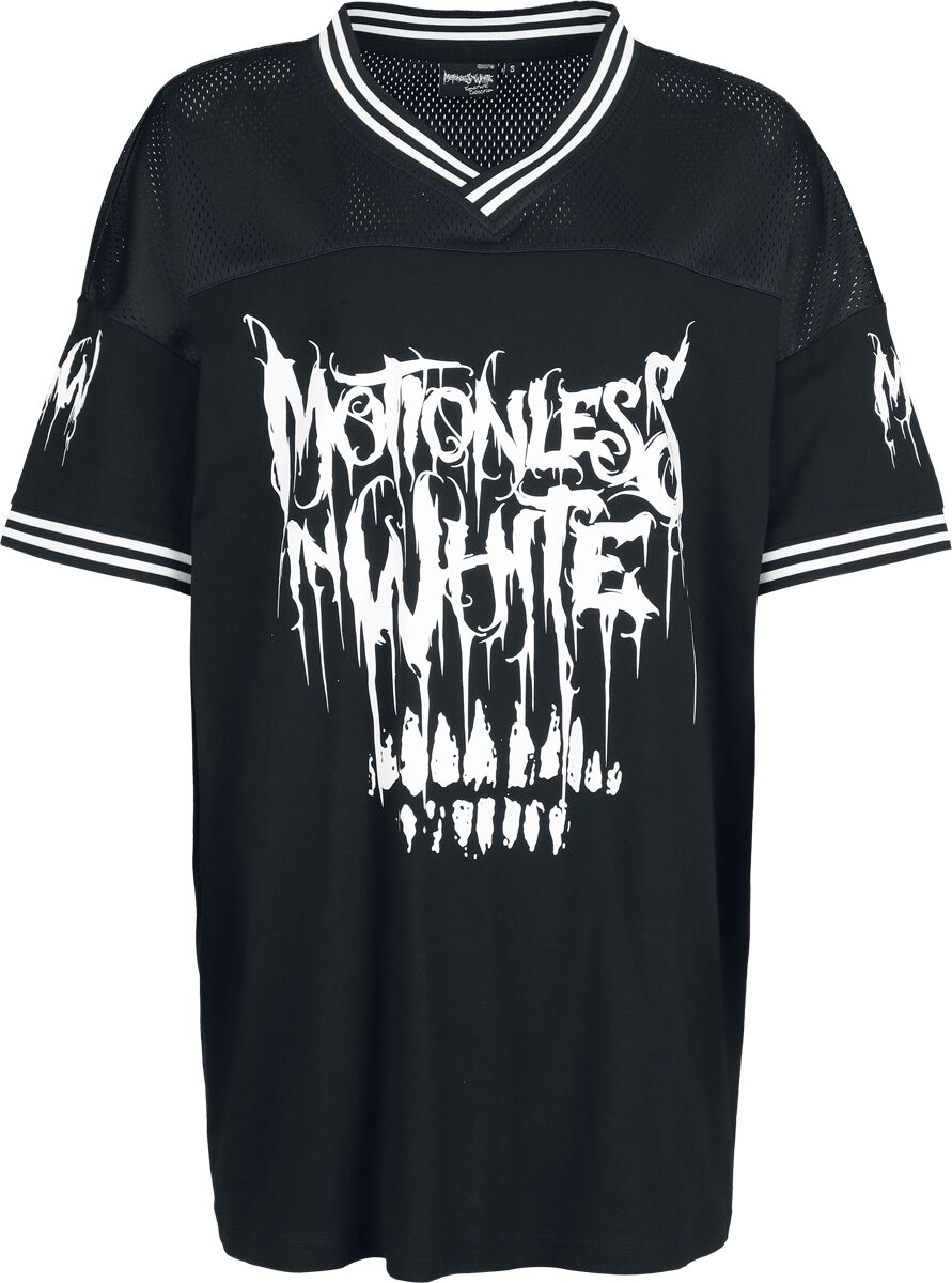 Motionless In White Oversize T-Shirt - EMP Signature Collection - XXL - für Damen - Größe XXL - schwarz/weiß  - EMP exklusives Merchandise!