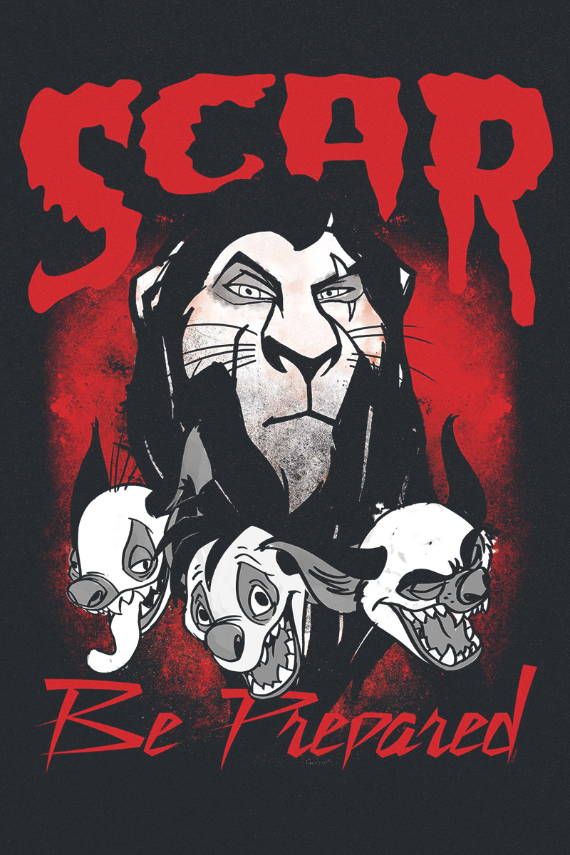 Der König der Löwen Scar - Be Prepared T-Shirt schwarz