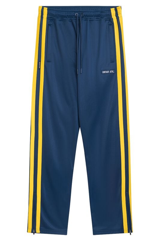 Unfair Athletics Trainingshose - DMWU Trackpants Evolution Blue/ Yellow - M bis XXL - für Männer - Größe M - blau/gelb