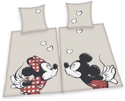 Micky und Minnie - Partnerbettwäsche, Mickey Mouse, Bettwäsche