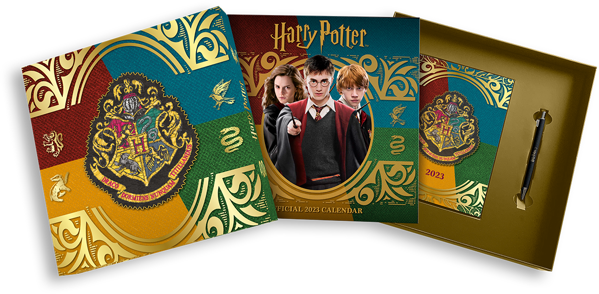 Harry Potter Kalendergeschenkbox 2023 Wandkalender multicolor