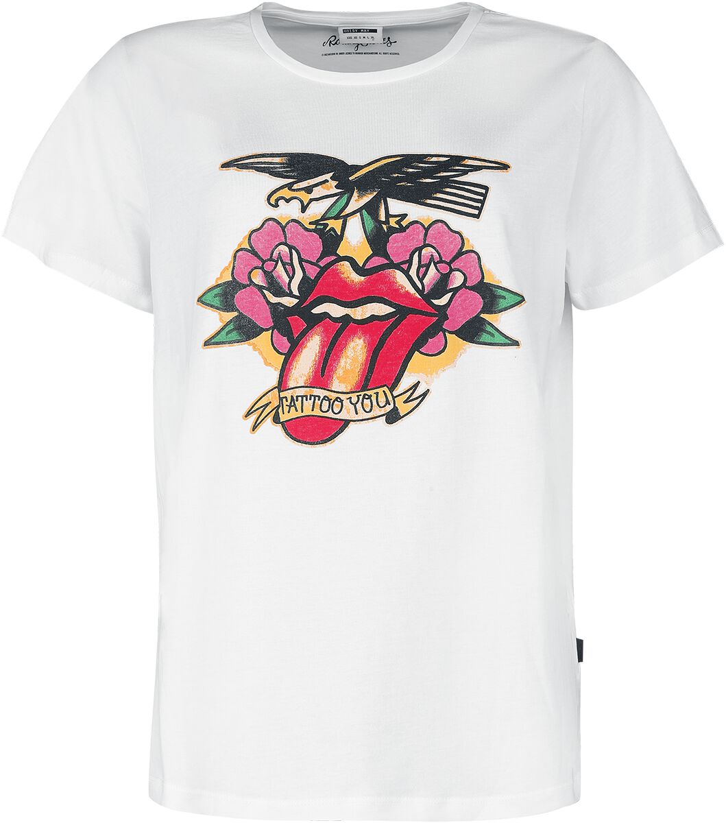 The Rolling Stones Noisy May - Tattoo You Tongue T-Shirt white