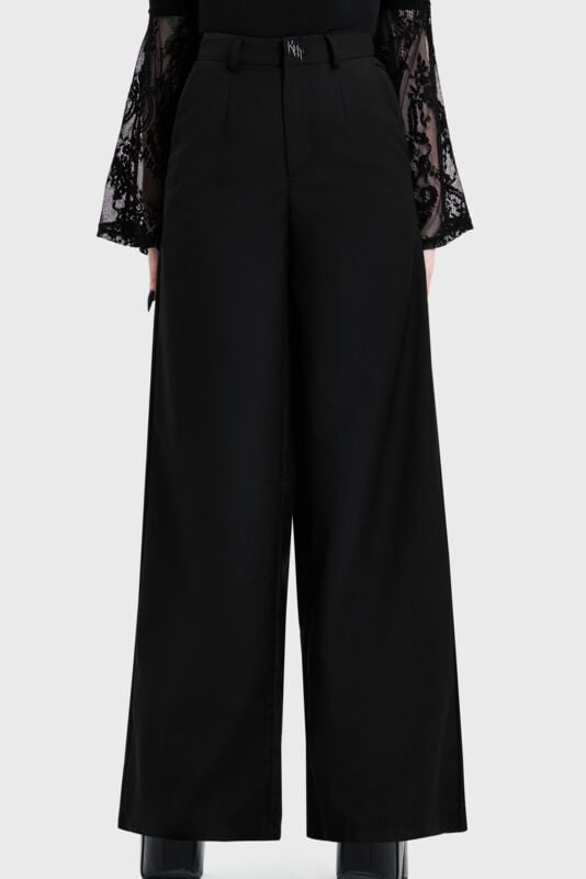 KIHILIST by KILLSTAR WITCHMARKED HIGH WAIST TROUSERS Stoffhose schwarz in 4XL