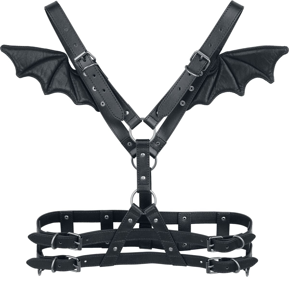 Gothicana by EMP - Gothic Harness - Eternal Allure Fledermaus-Flügel Harness - für Damen - schwarz