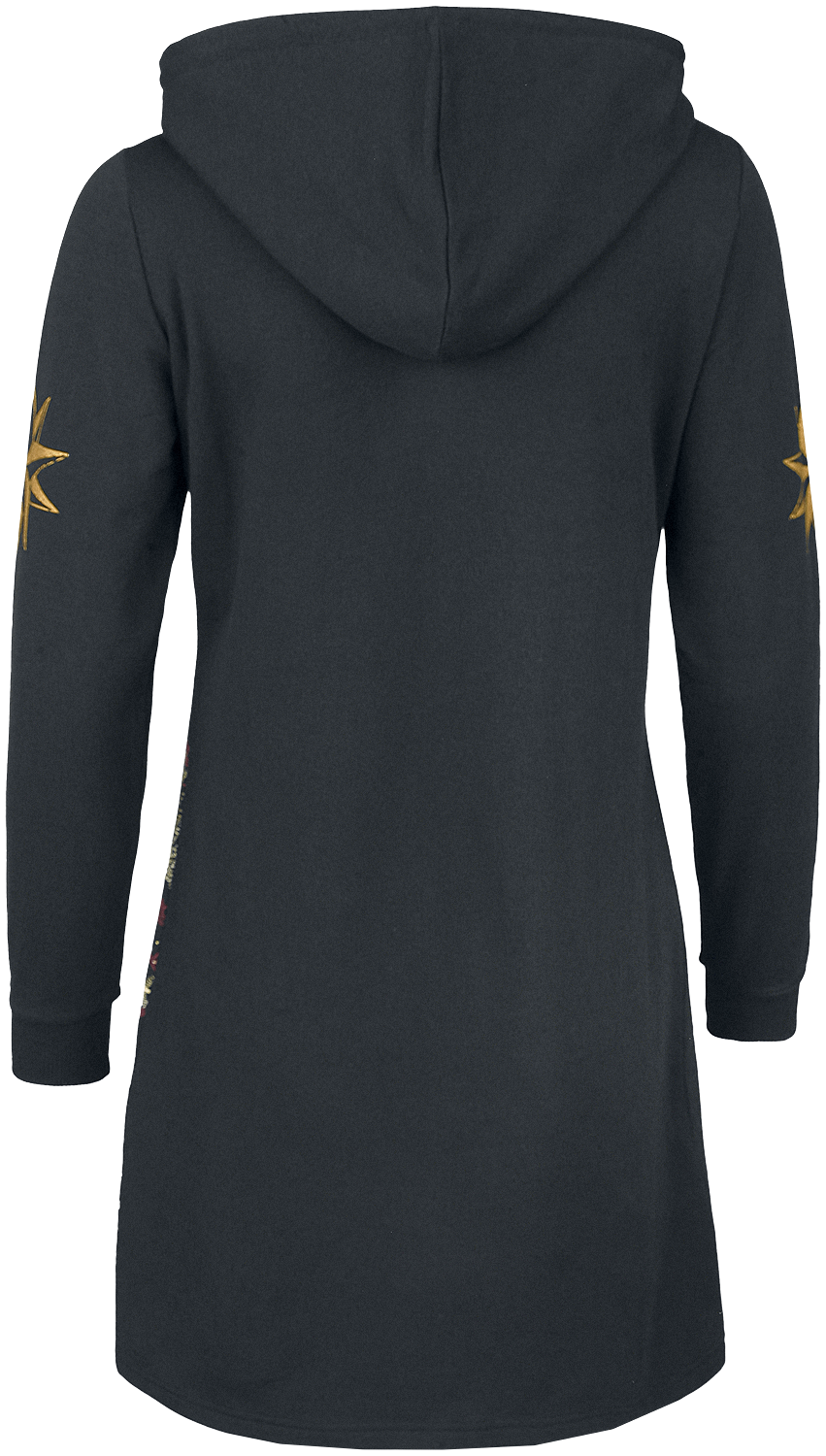 Harry Potter Marauder's map Mittellanges Kleid schwarz