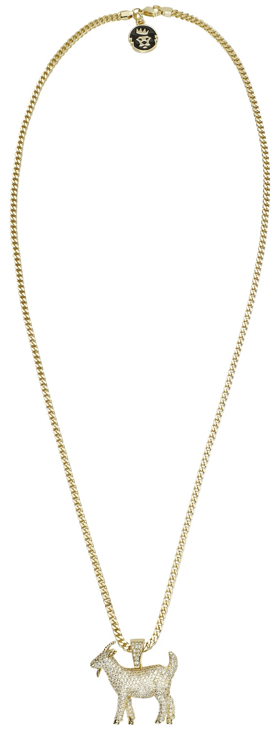 Notorious B.I.G. King Ice - The Goat Necklace Halskette goldfarben