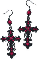 Red Crosses, Gothicana by EMP, Ohrring