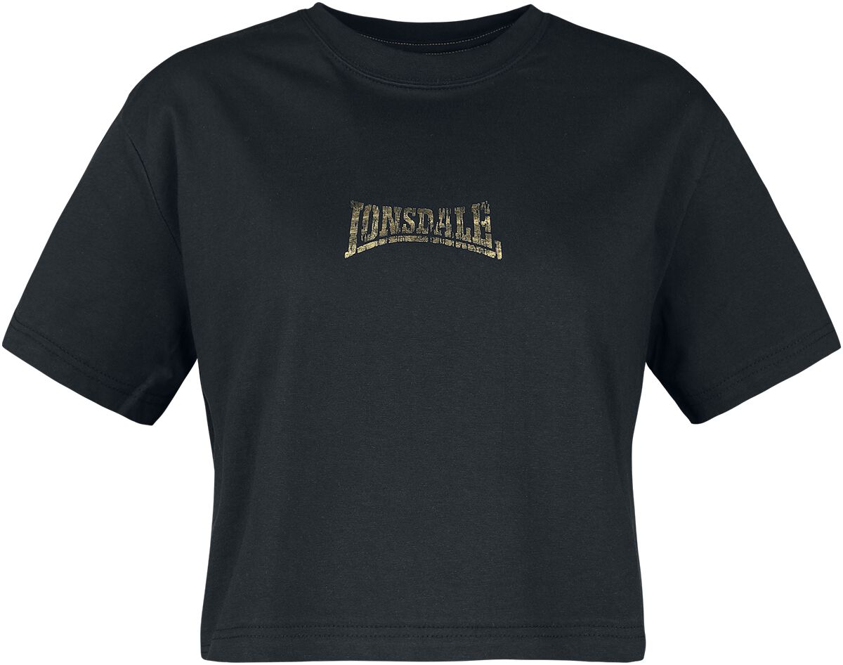 T-Shirt Manches courtes de Lonsdale London - AULTBEA - XS à XL - pour Femme - noir