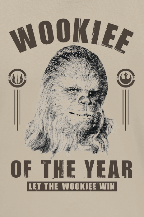 3664794796258 - Chewbacca - Wookie Of The Year T-Shirt sand in XXL