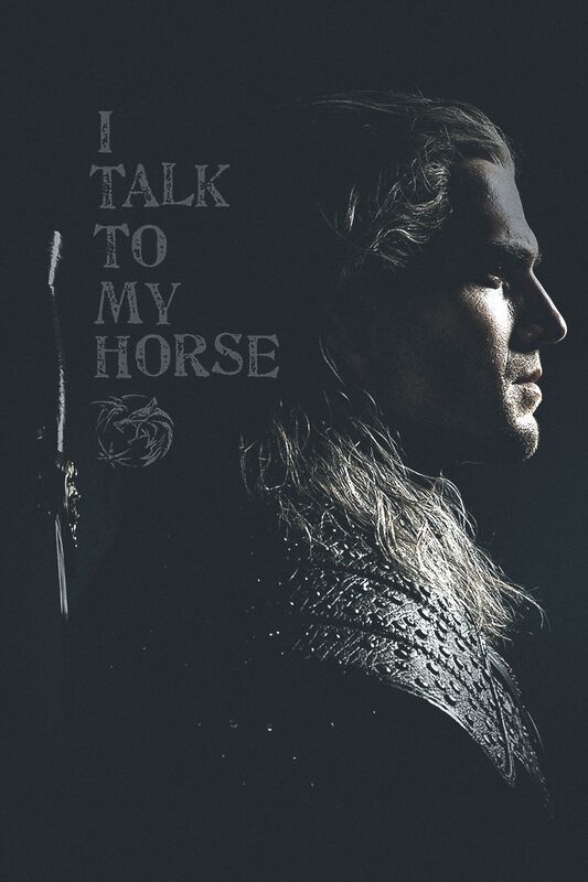 Filme & Serien Bekleidung I Talk To My Horse | The Witcher T-Shirt
