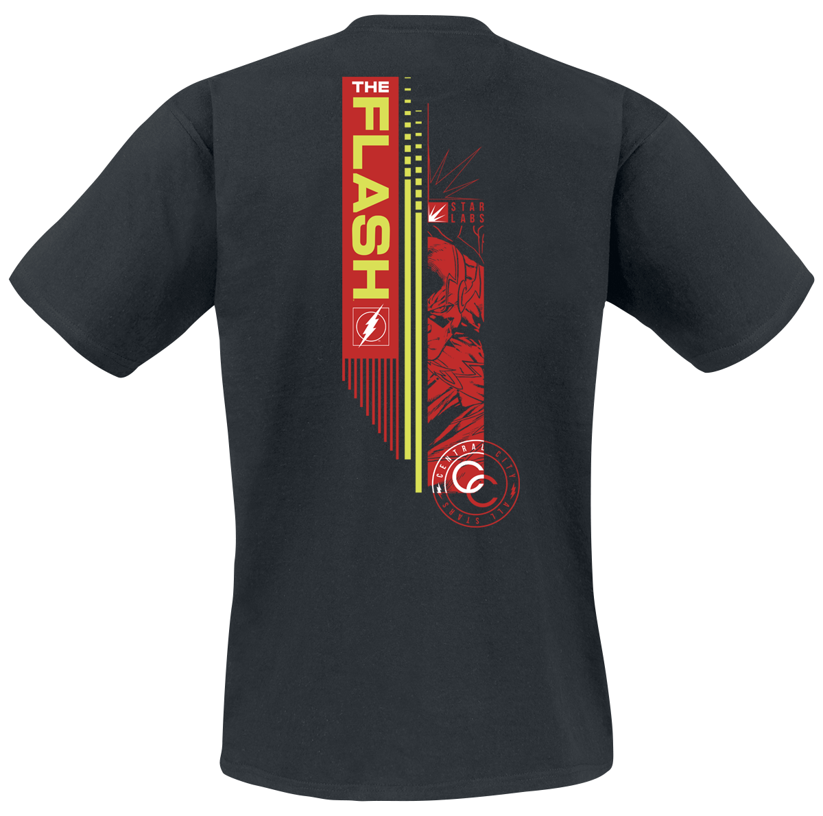 The Flash - DC Comics T-Shirt - Flash - Central City All Stars - S bis XXL - für Männer - Größe XL - schwarz  - EMP exklusives Merchandise!