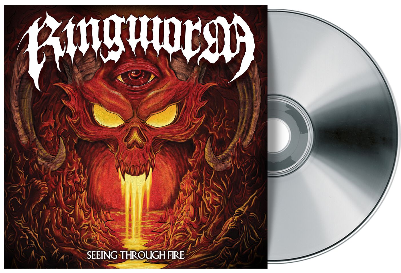 Image of CD di Ringworm - Seeing through fire - Unisex - standard